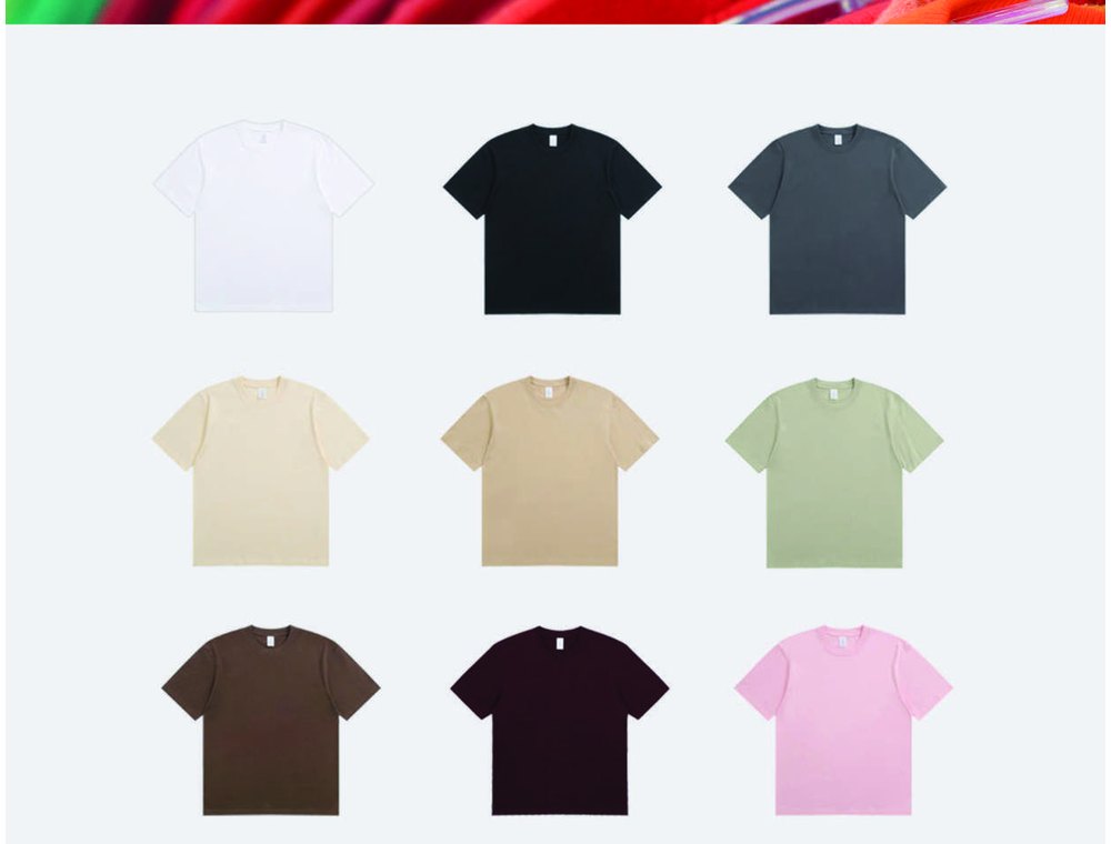 Plain t-shirts for branding