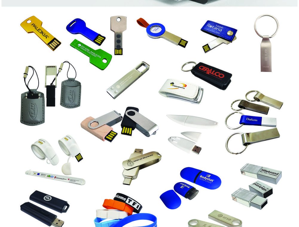 USB drives, keychains and tech gifts